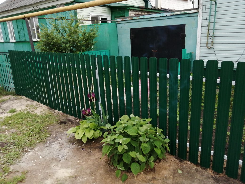 Комбинированный забор 25м штакетник и профлист, ворота, калитка фото8 в Солнечногорске