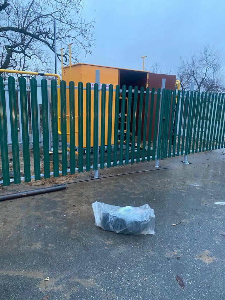Забор из штакетника ЭКО-М 12м RAL6005 Зеленый Мох в Солнечногорске